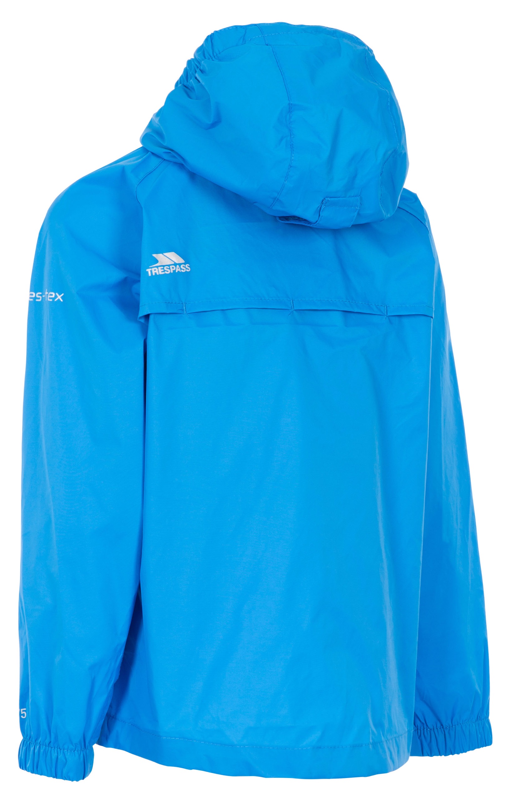 Regnjakke Qikpac Jacket, børne, Cobalt