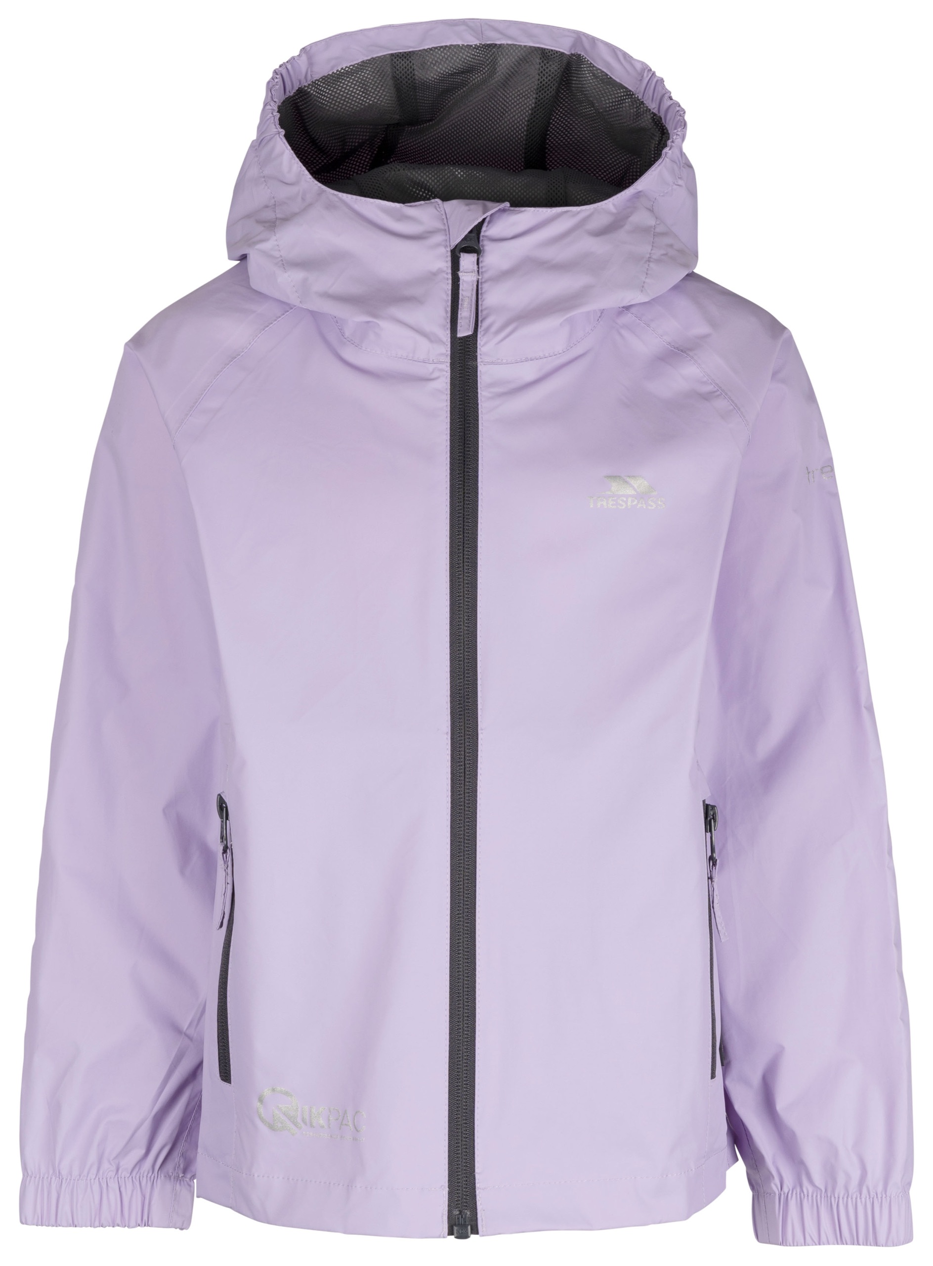 Regnjakke Qikpac Jacket, børne, Gelsomino