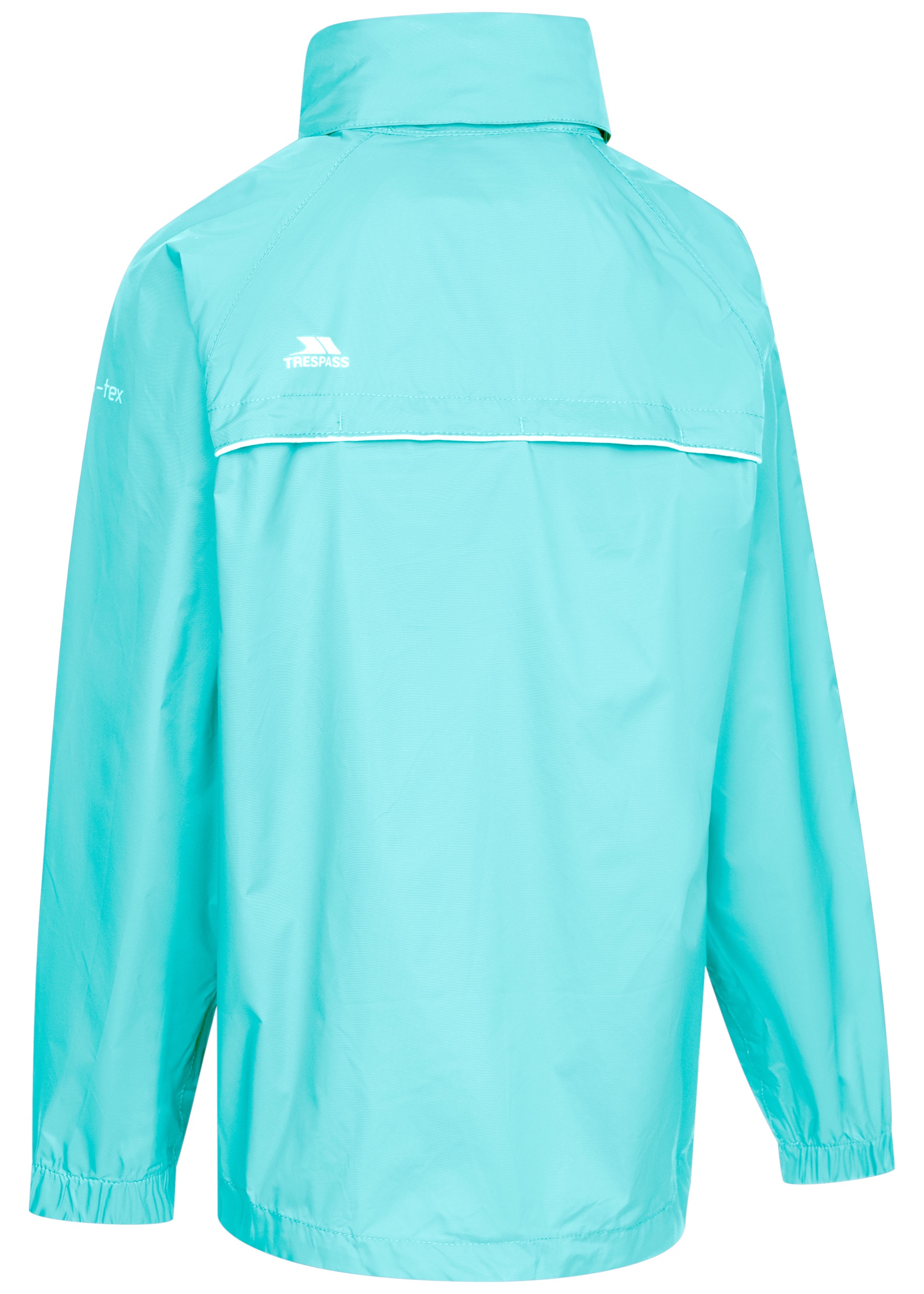 Regnjakke Qikpac X, børne, Aquamarine