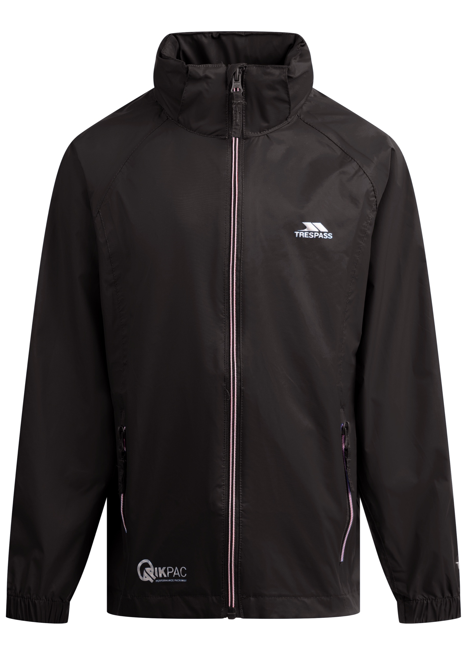 Regnjakke Qikpac X, børne, Black / Carbon