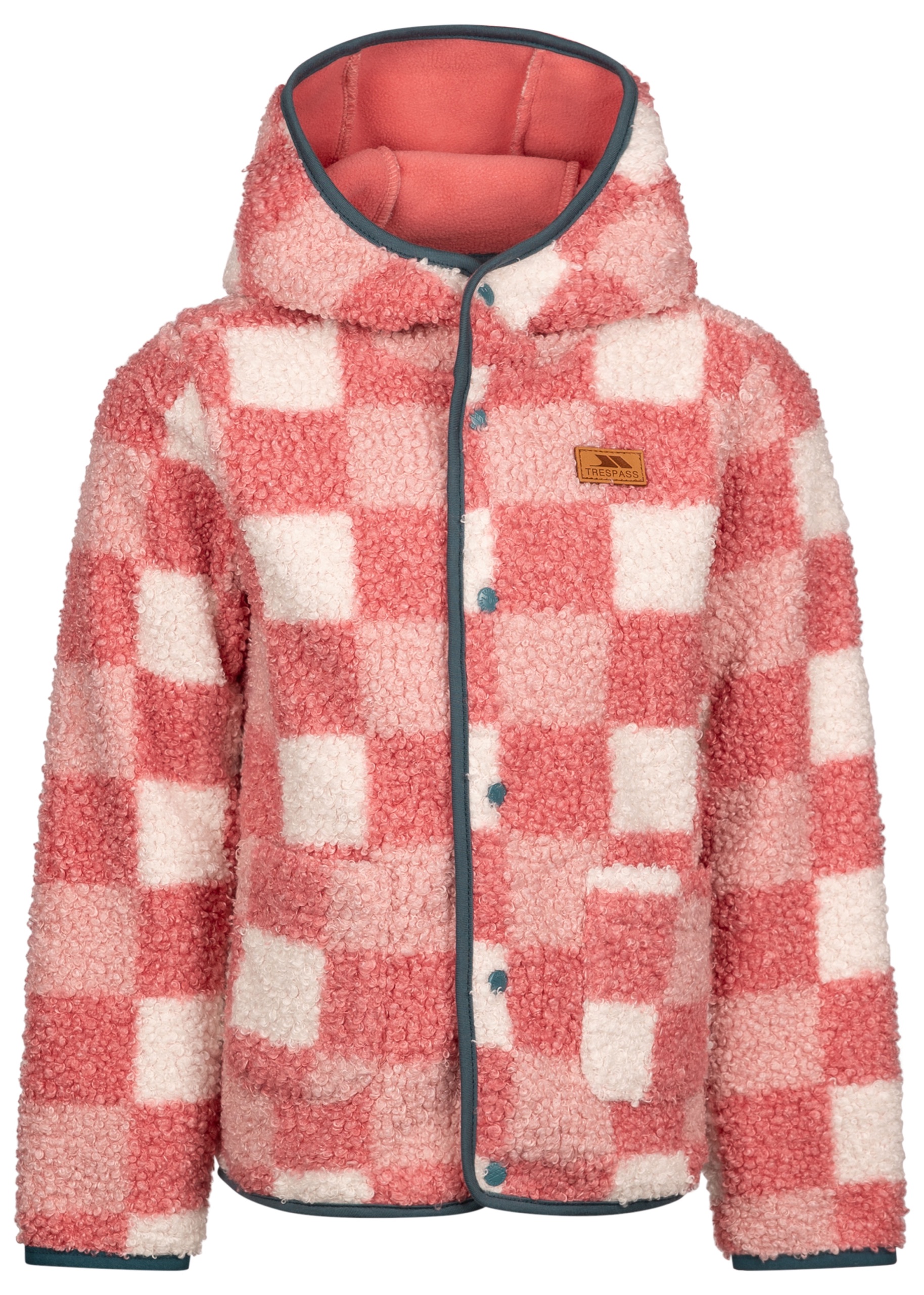 Fleecetrøje Haryll, børne, Peach Pink