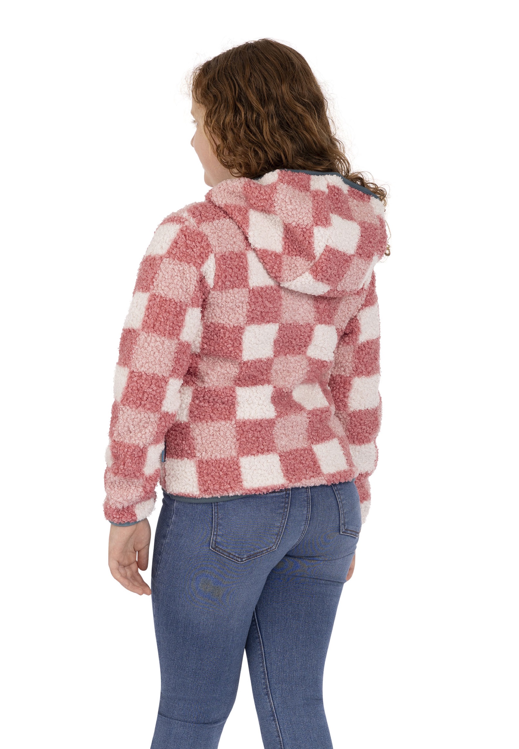 Fleecetrøje Haryll, børne, Peach Pink