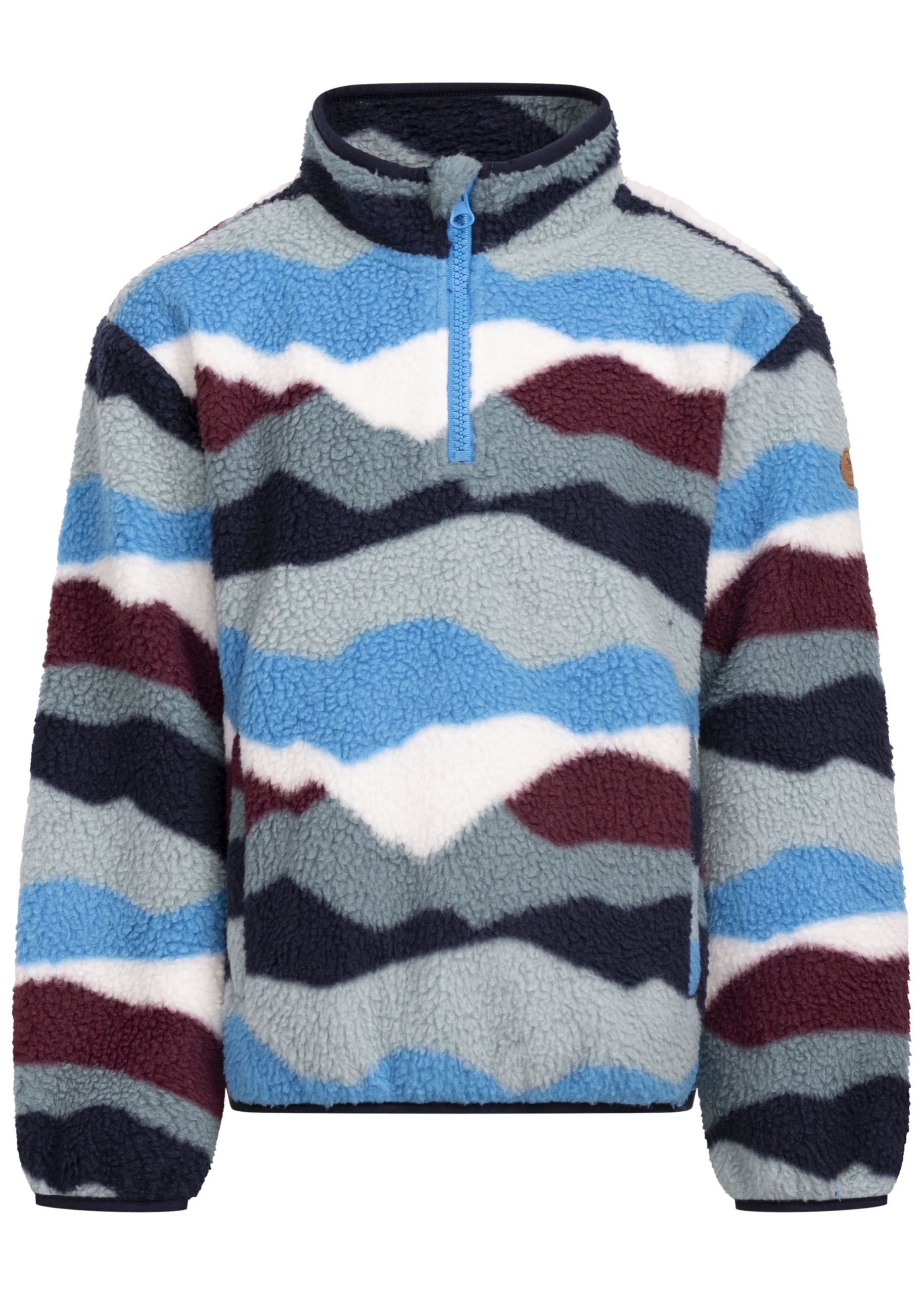Fleecetrøje Ovie, børne, Cobalt Mountain Print