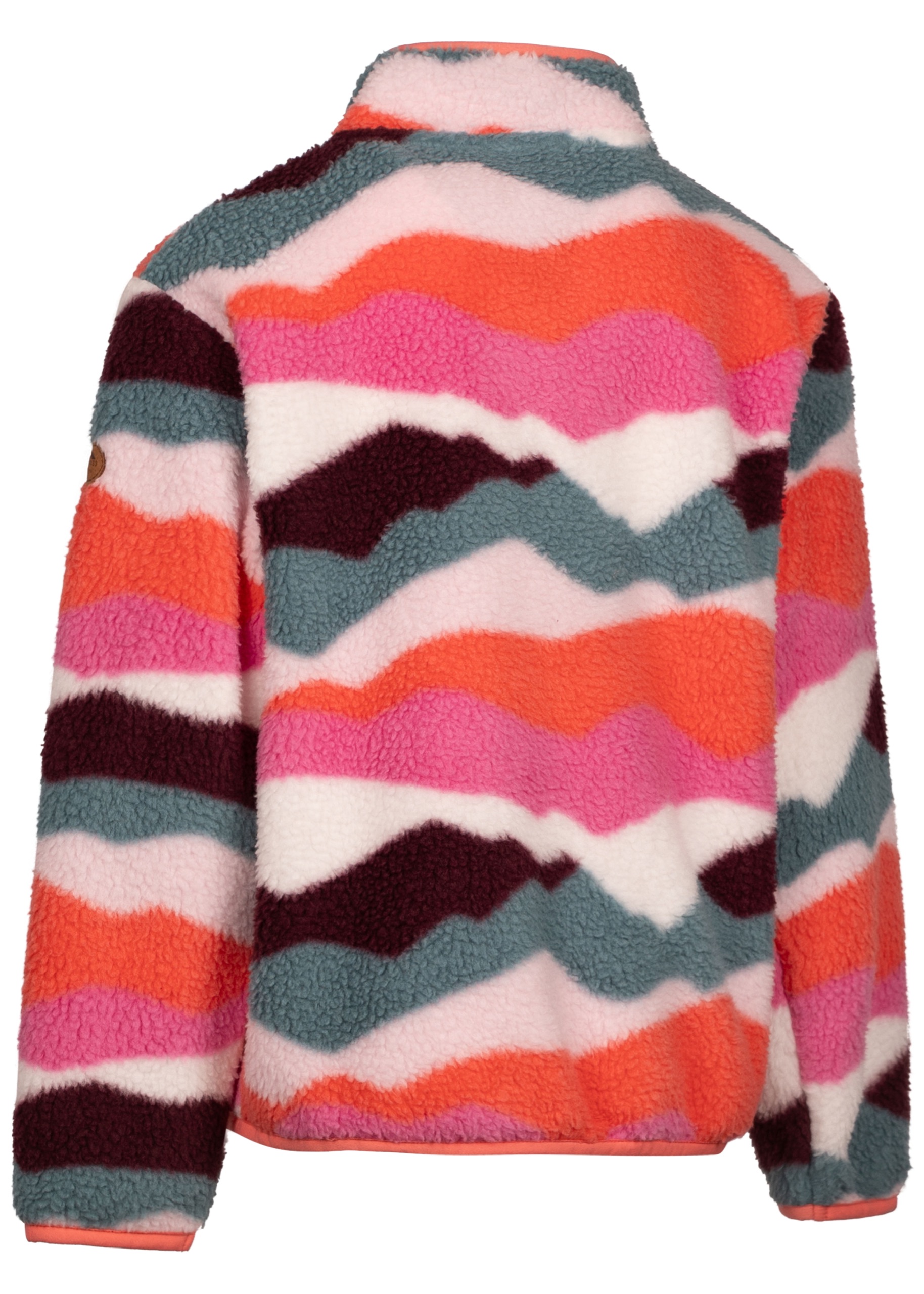 Fleecetrøje Ovie, børne, Pink Mountain Print