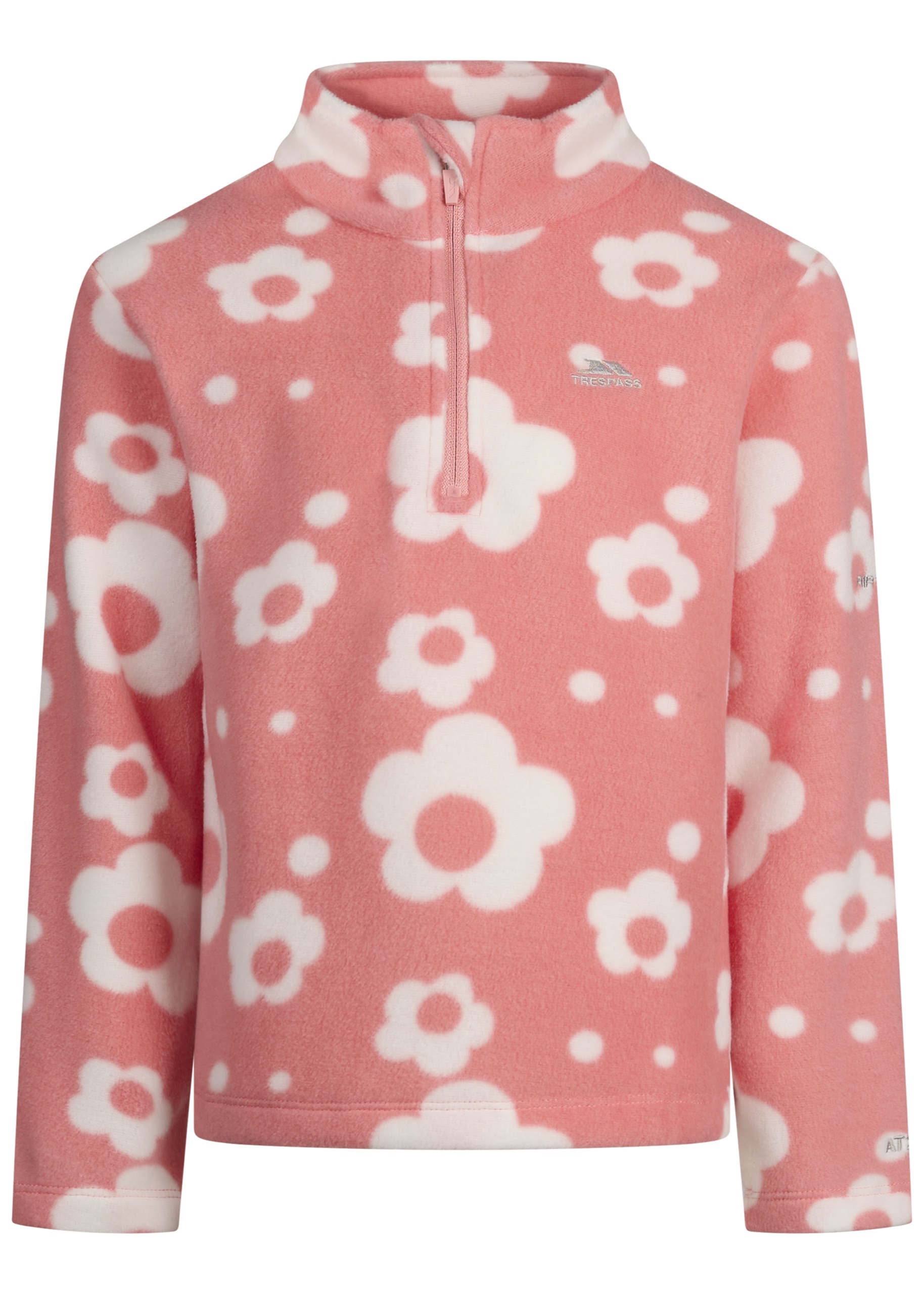 Fleecetrøje Melsa, pige, Peach Pink