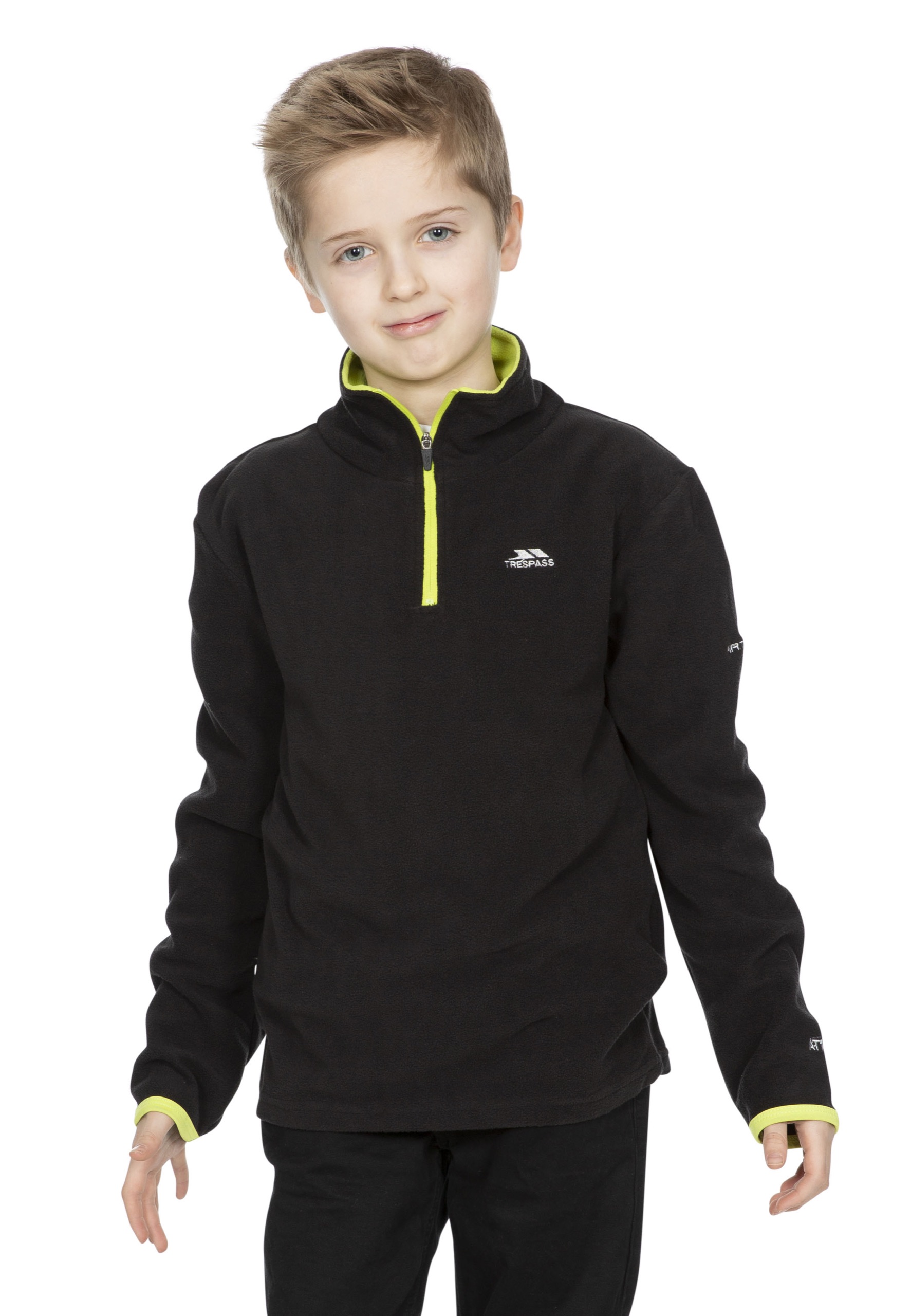Microfleece Etto, dreng, Black