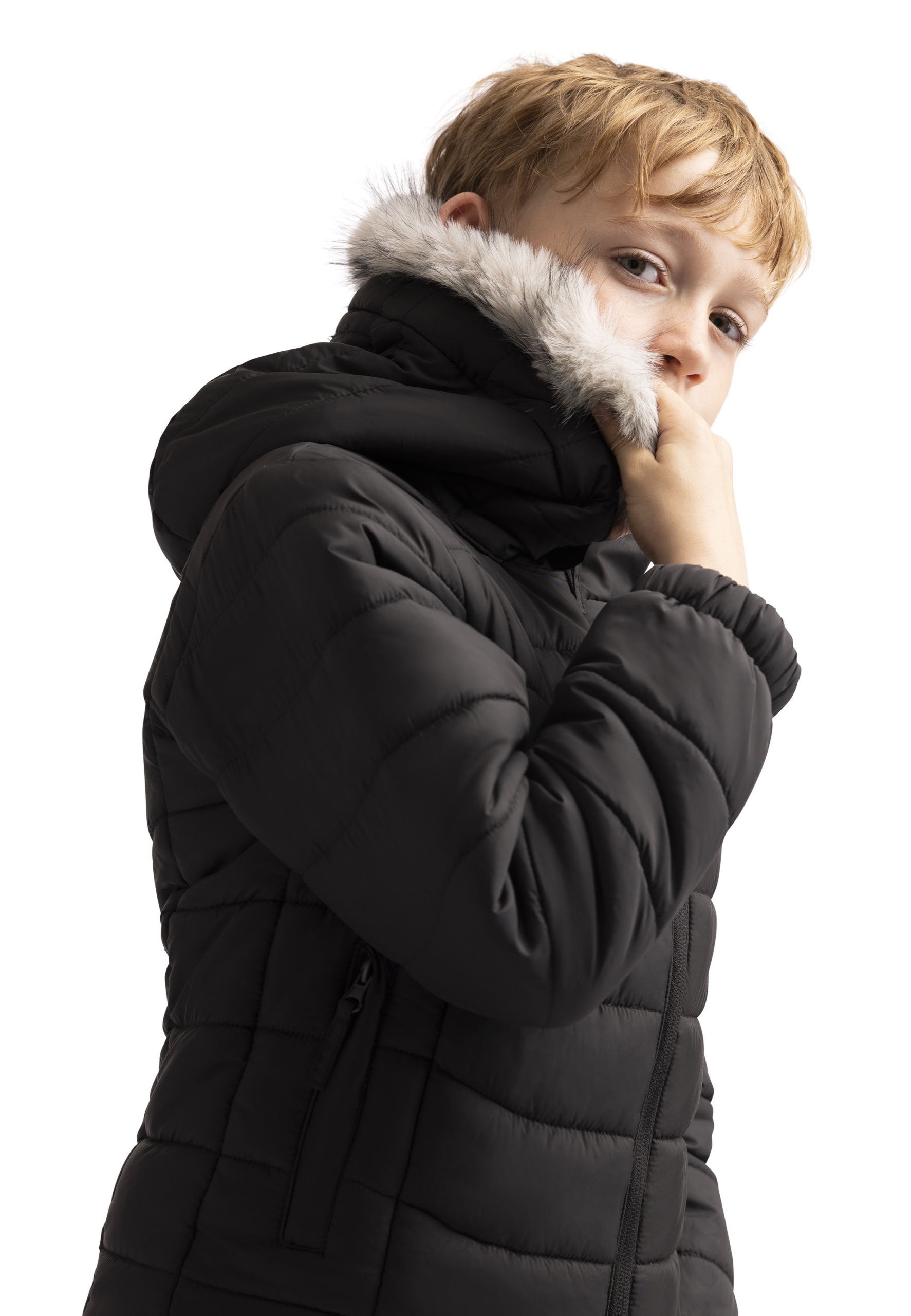 Fritidsjakke Belcrest, dreng, Black