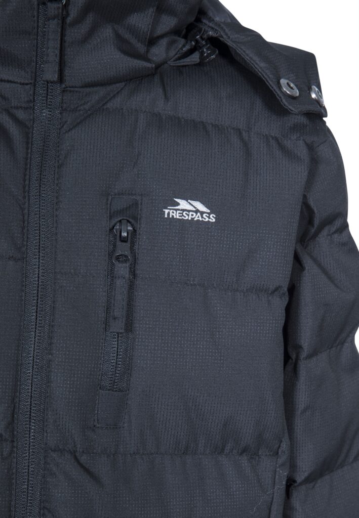 Fritidsjakke Tuff, dreng, Black