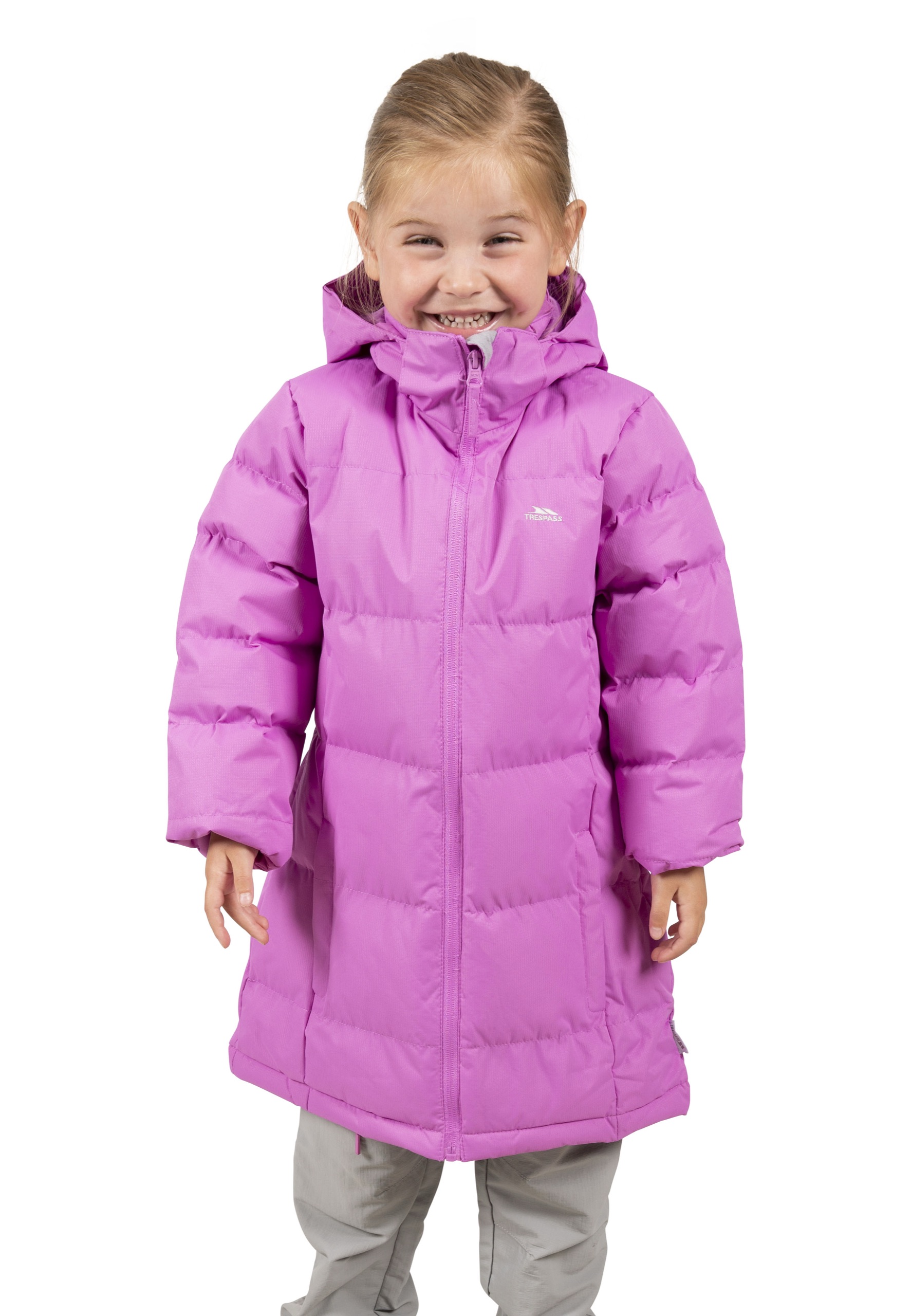 Fritidsjakke Tiffy, pige, Deep Pink
