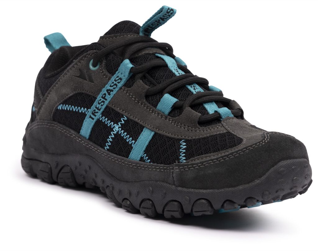 Sneaker Fell, dame, Charcoal/teal