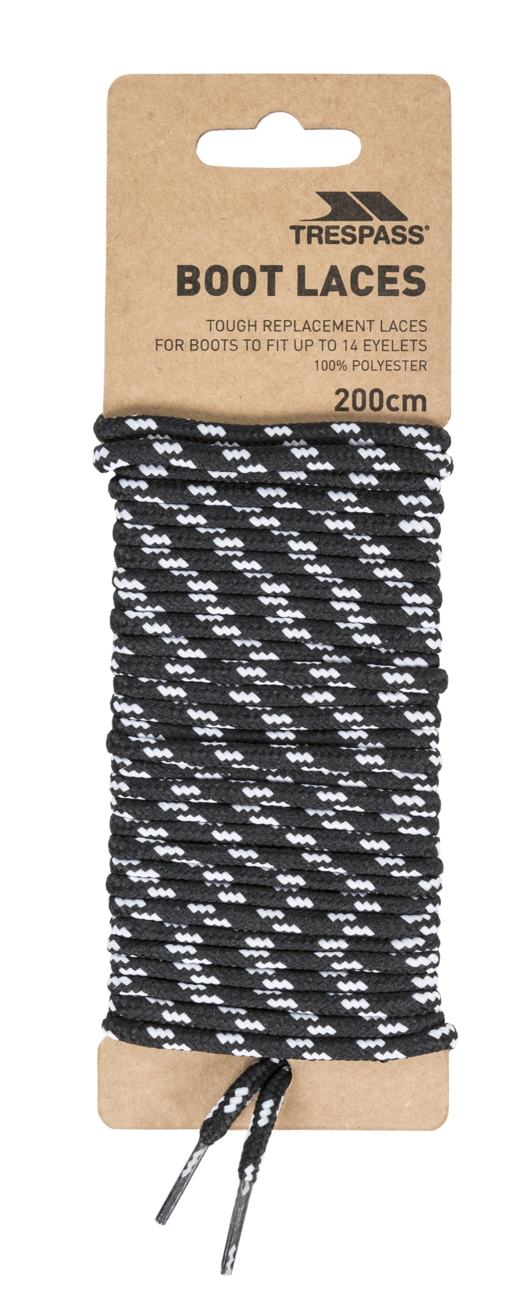 Snørebånd Laces 200, Black