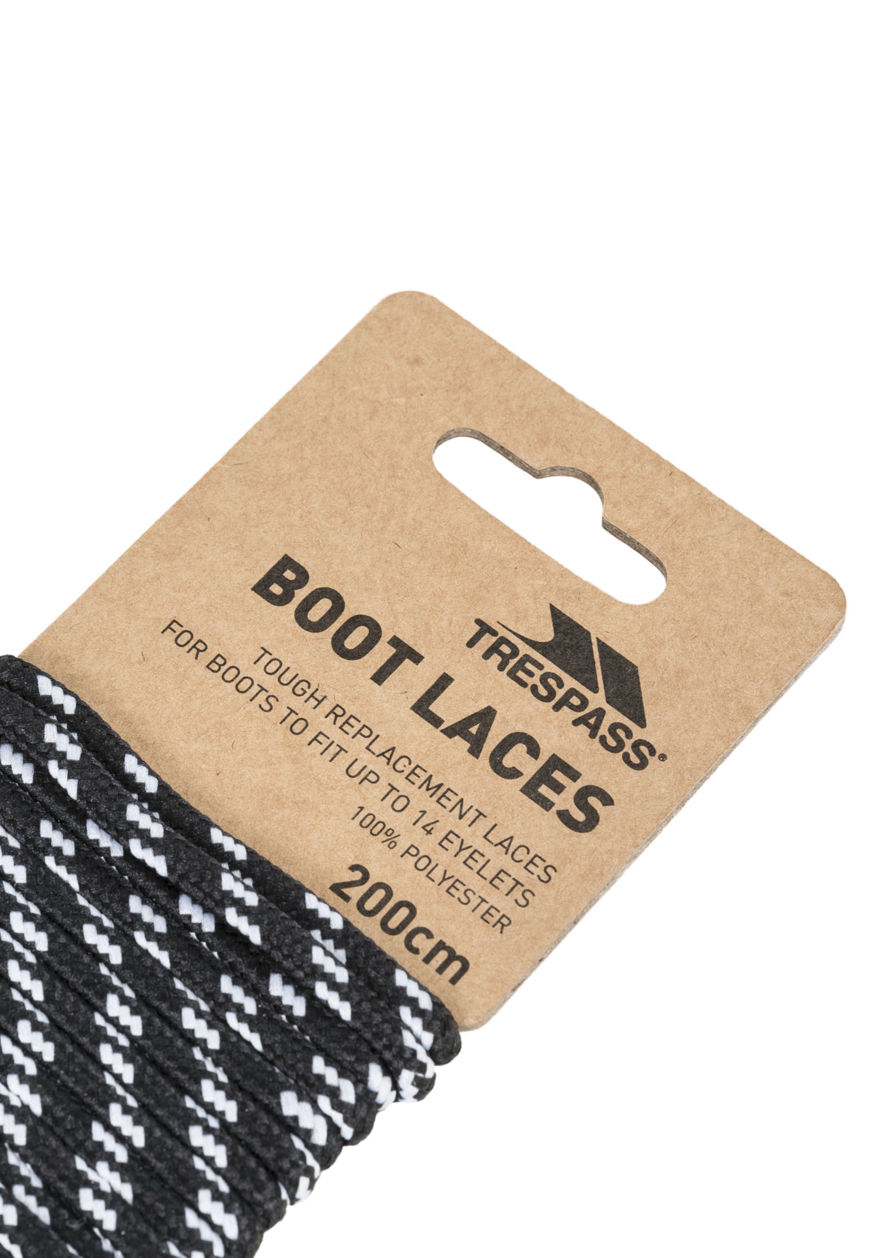 Snørebånd Laces 200, Black
