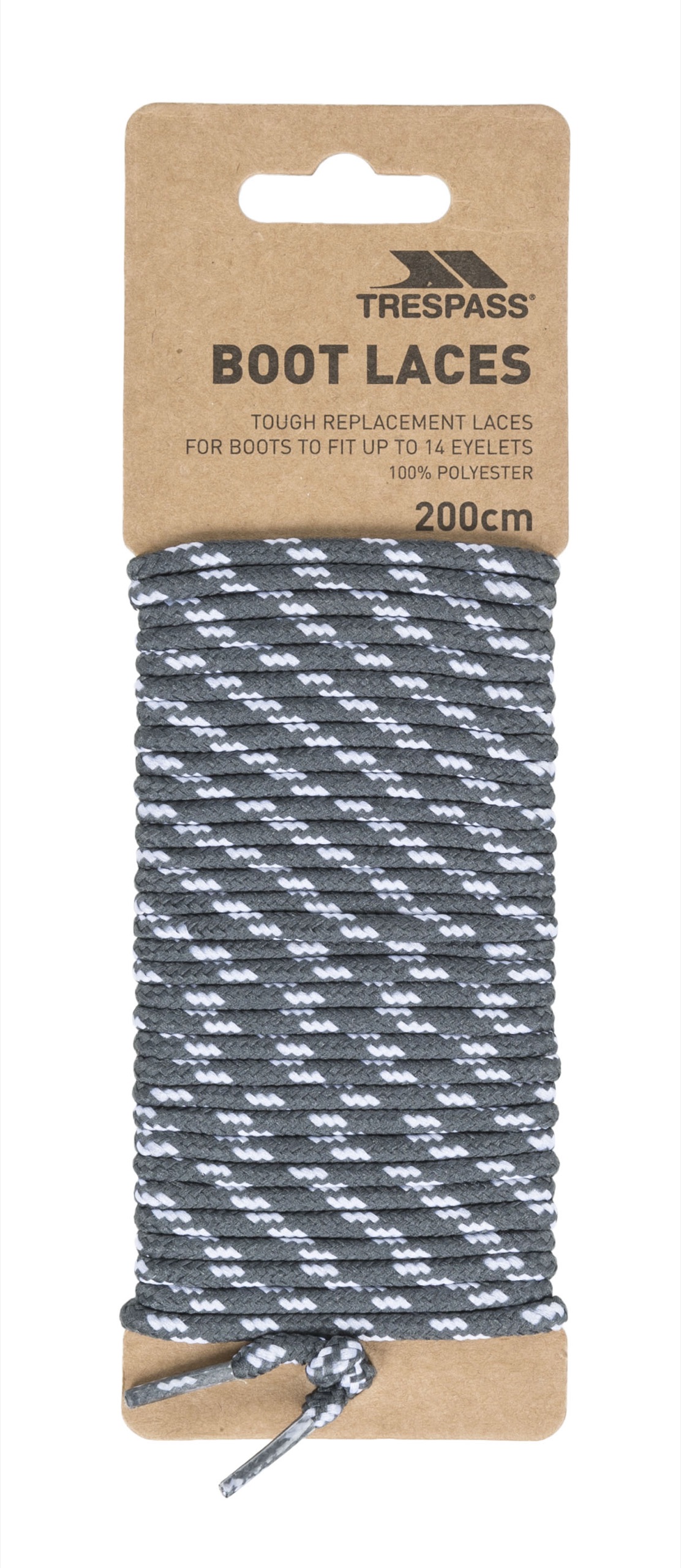 Snørebånd Laces 200, Grey