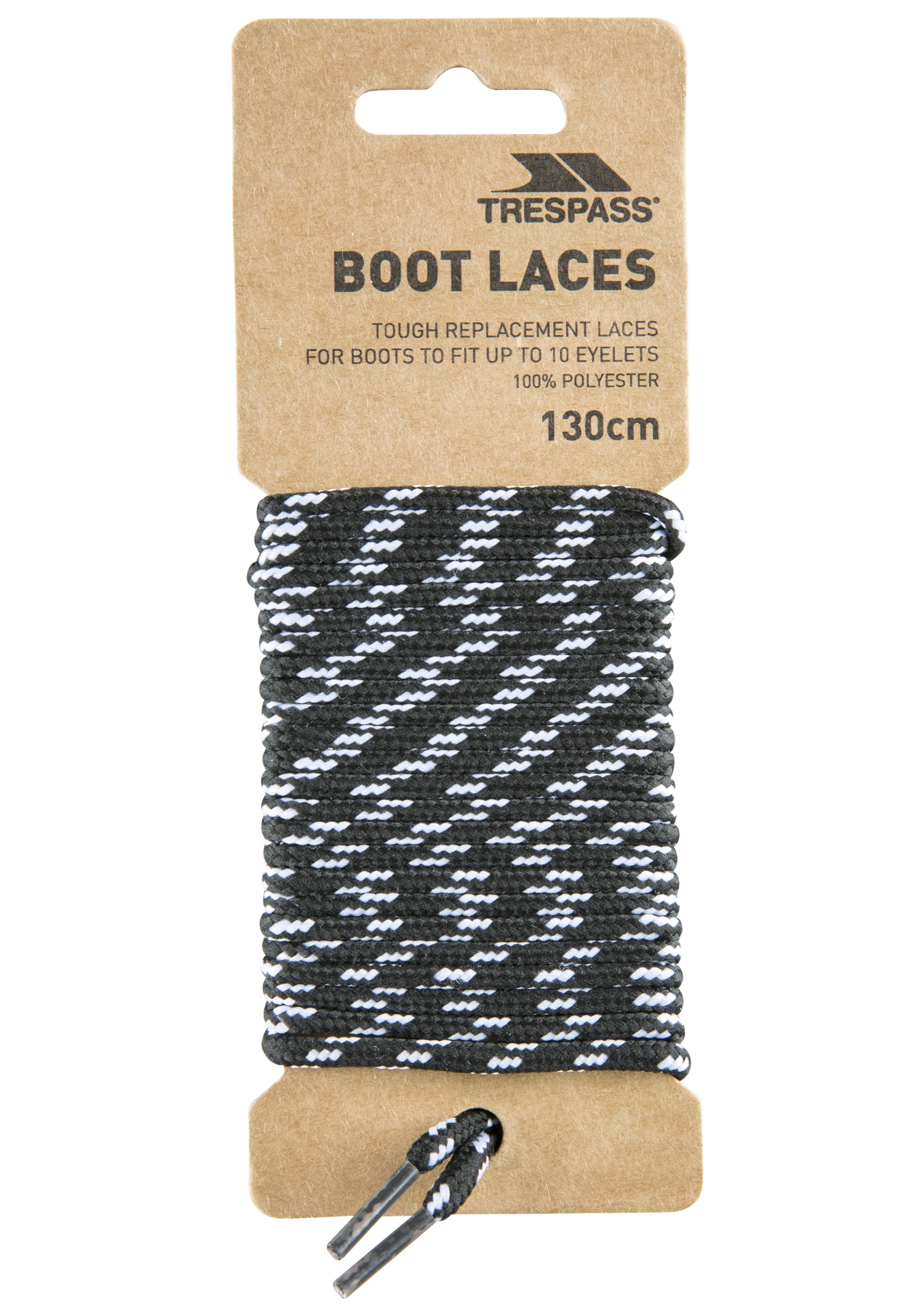 Snørebånd Laces 130, Black