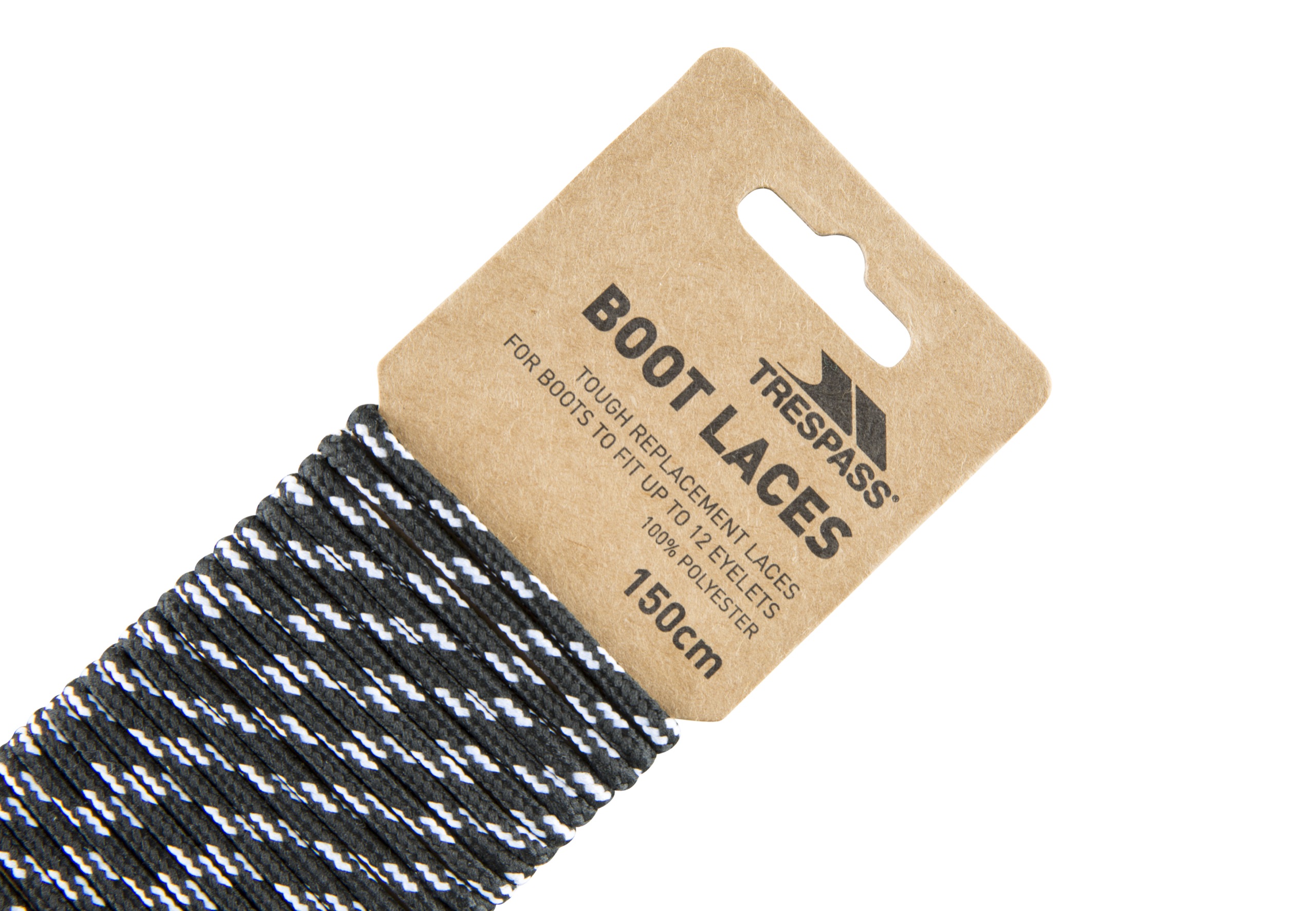 Snørebånd Laces 150, Black