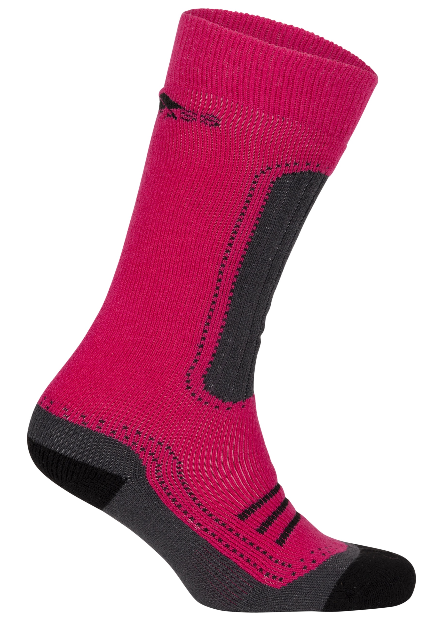Skistrømpe Janus II, dame, Cassis/black