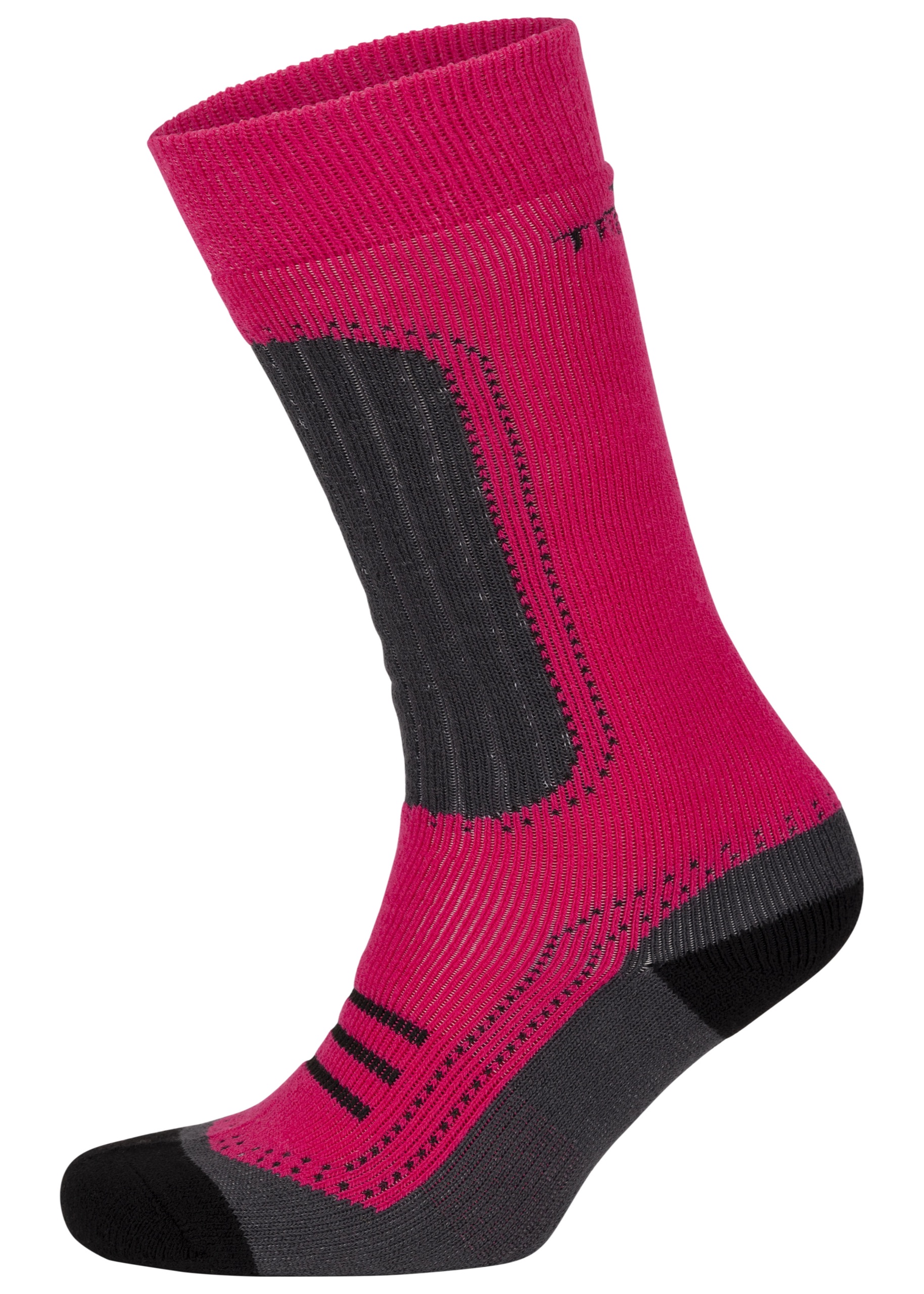 Skistrømpe Janus II, dame, Cassis/black