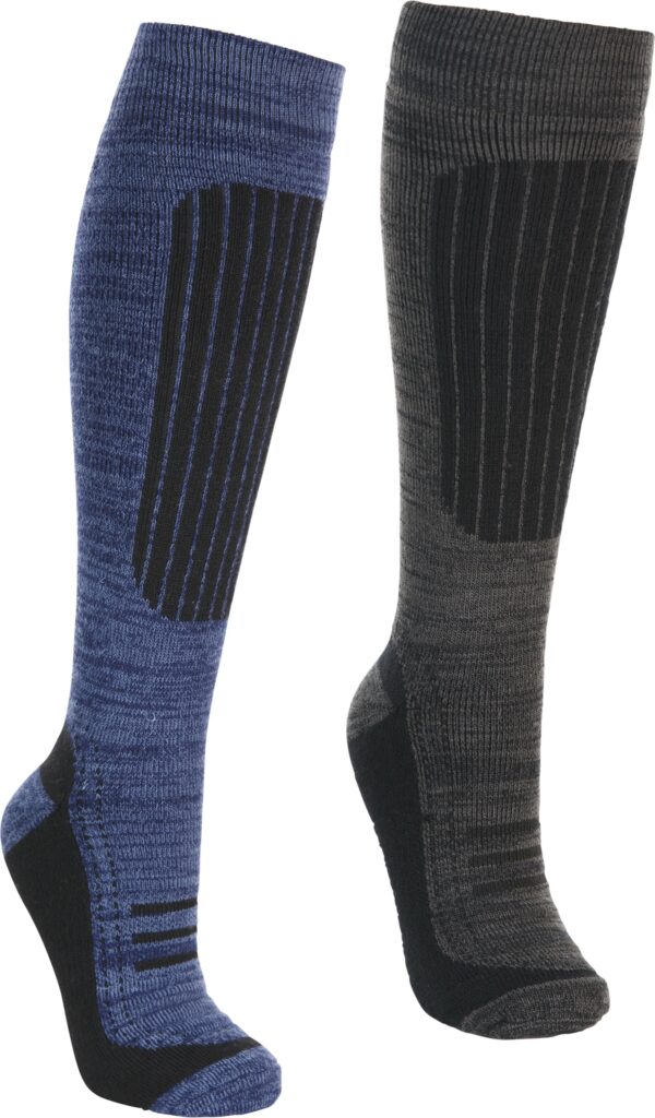 Skistrømpe Langdon II, herre, Navy/ Carbon Melange