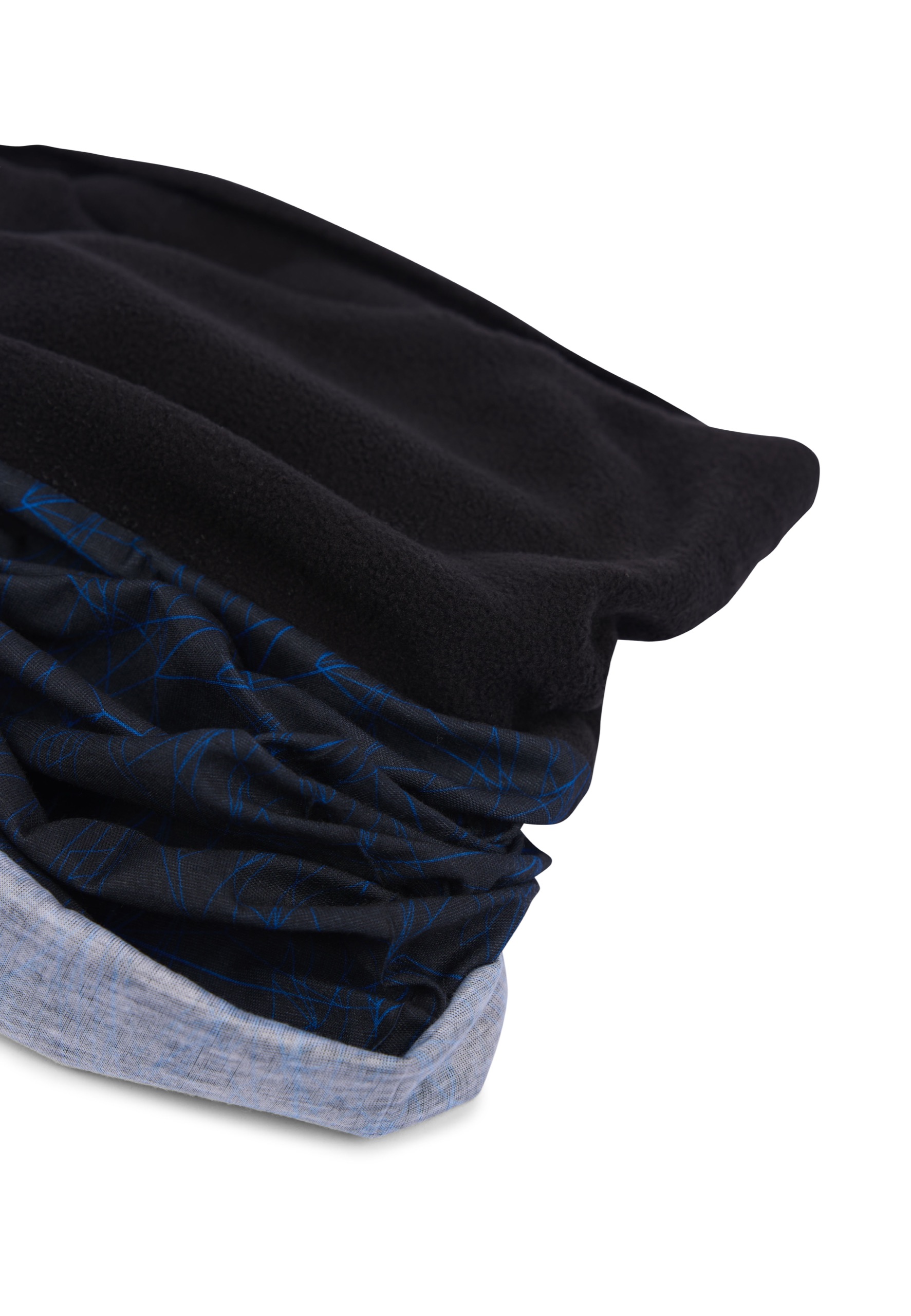Halstørklæde Zazo, herre, Black / Grey