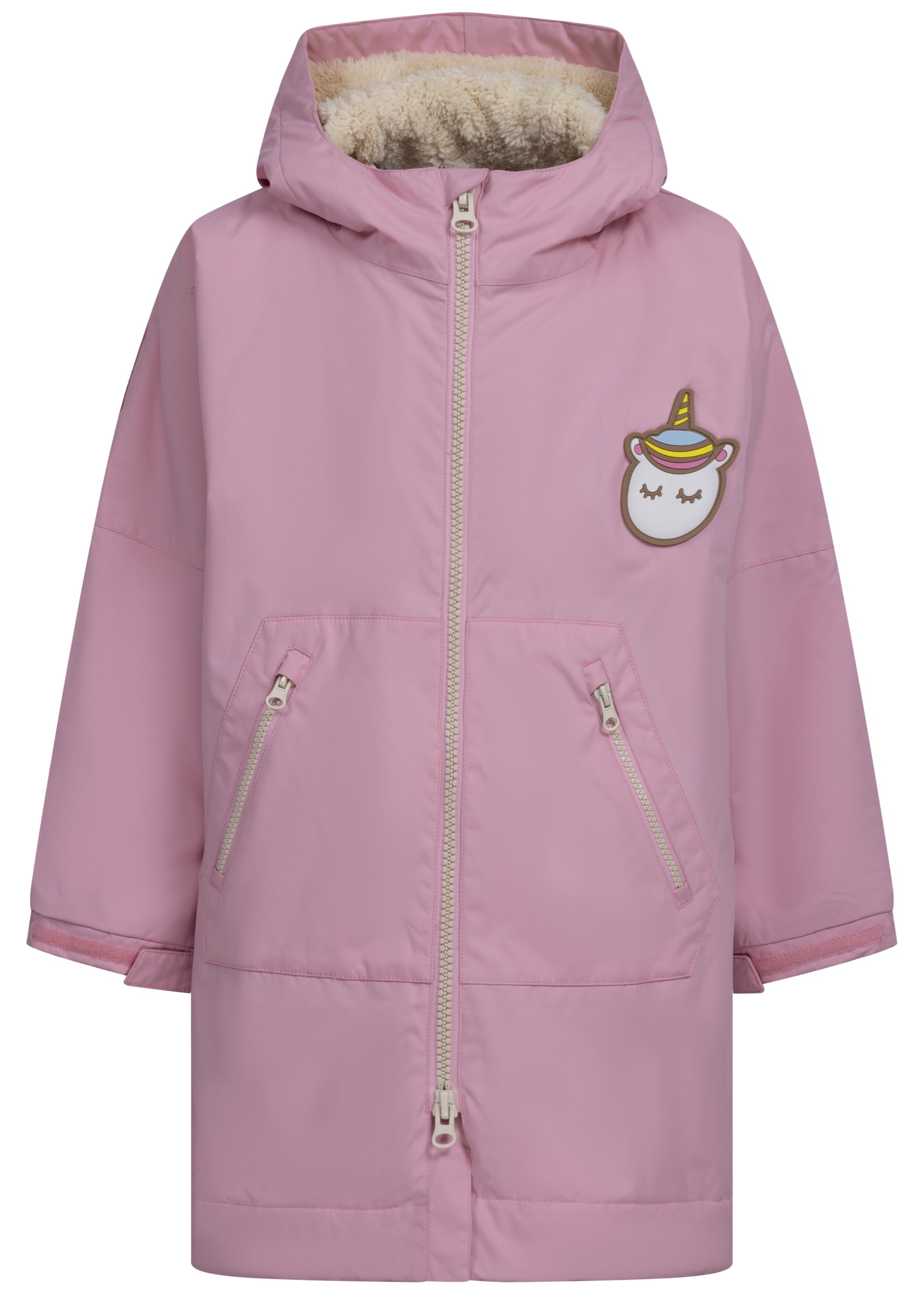 Poncho Mystica, børne, Baby Pink