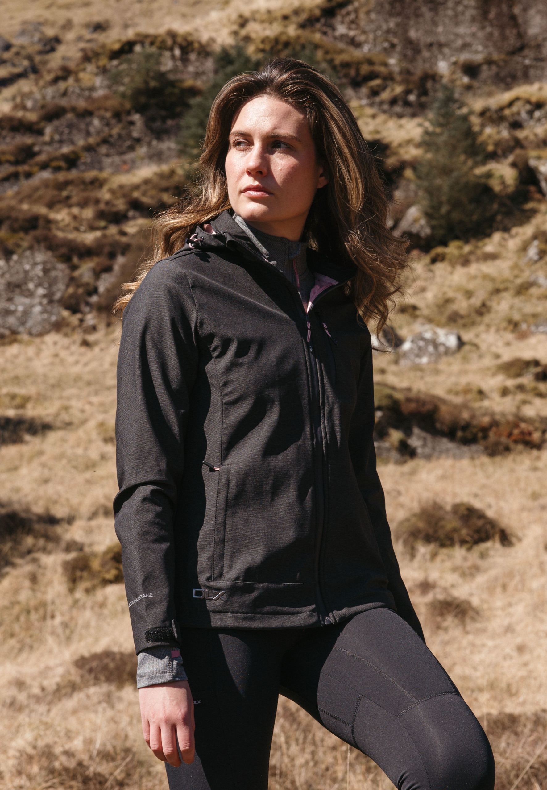 Softshelljakke Lorimer, dame, Dark Grey Marl