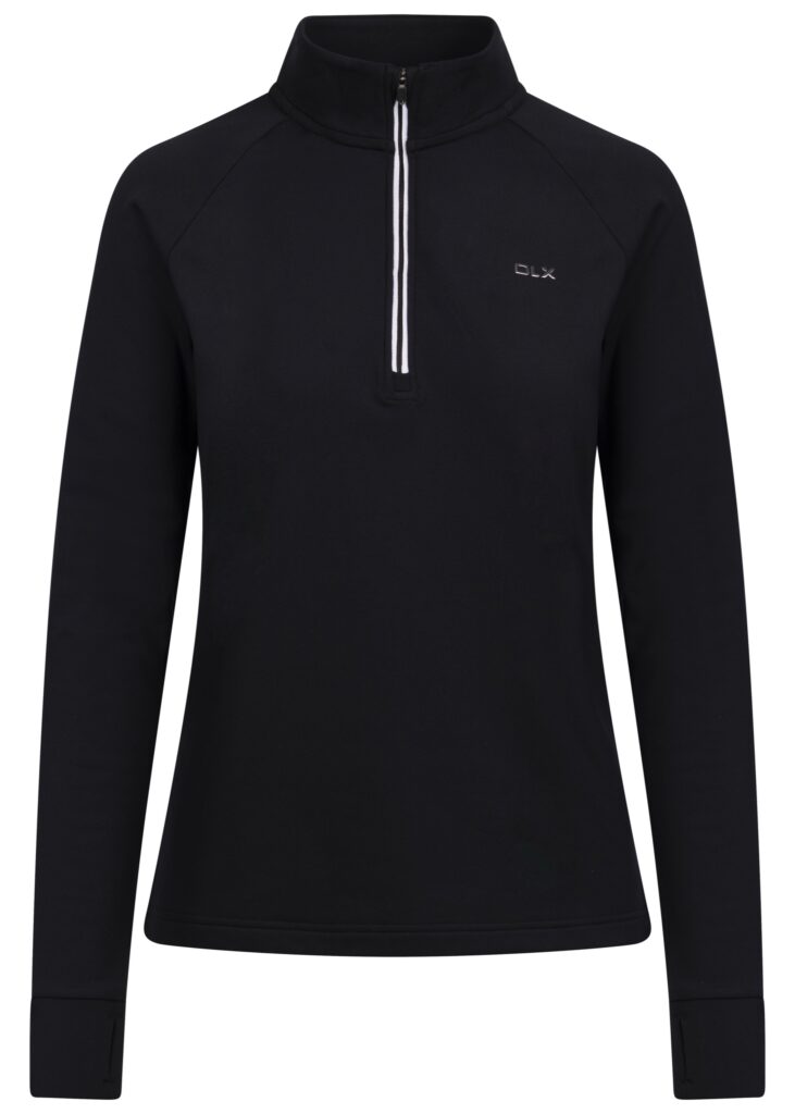 Langærmet overdel Gisela, dame, Black