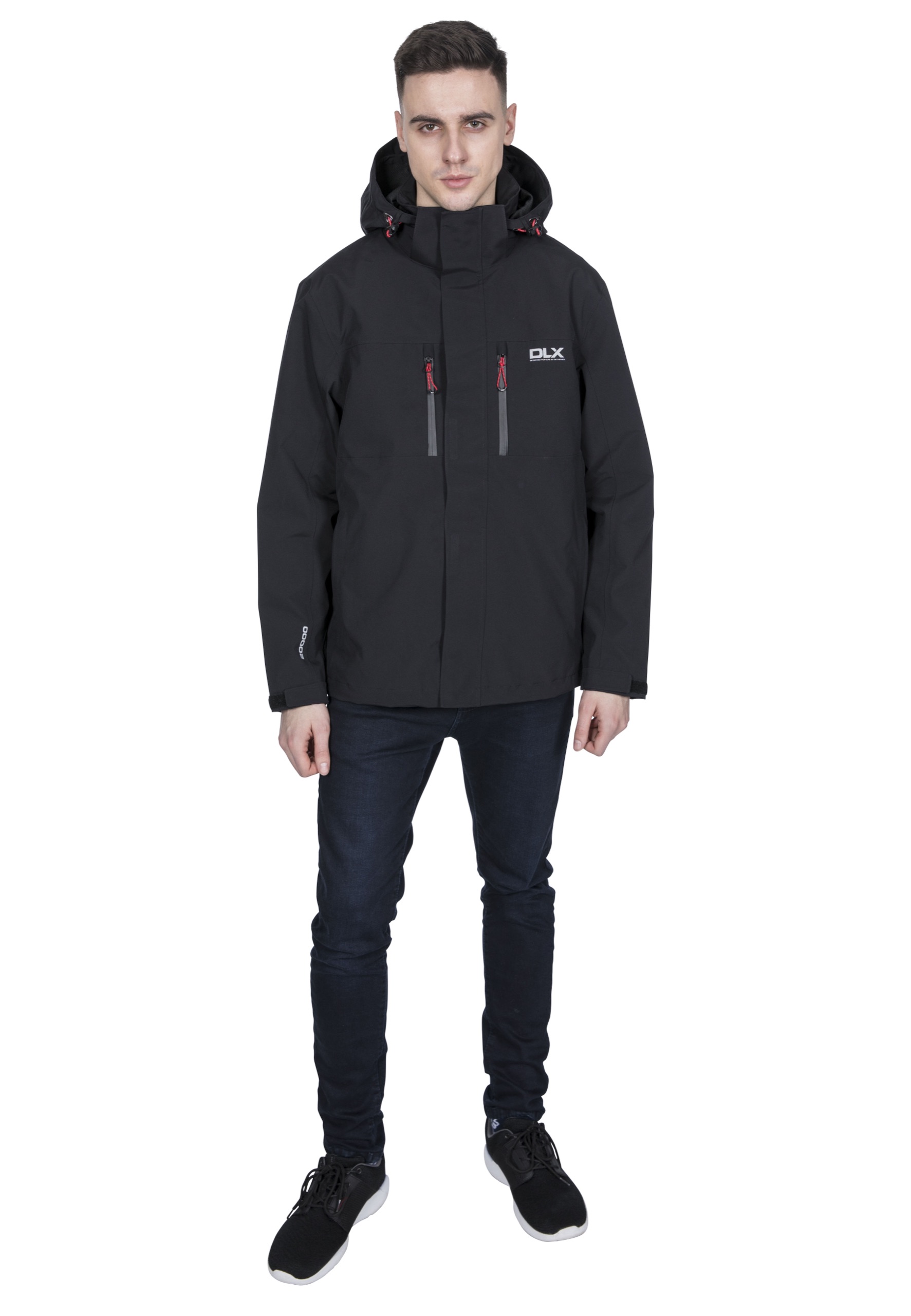 Regnjakke Oswalt, herre, Black