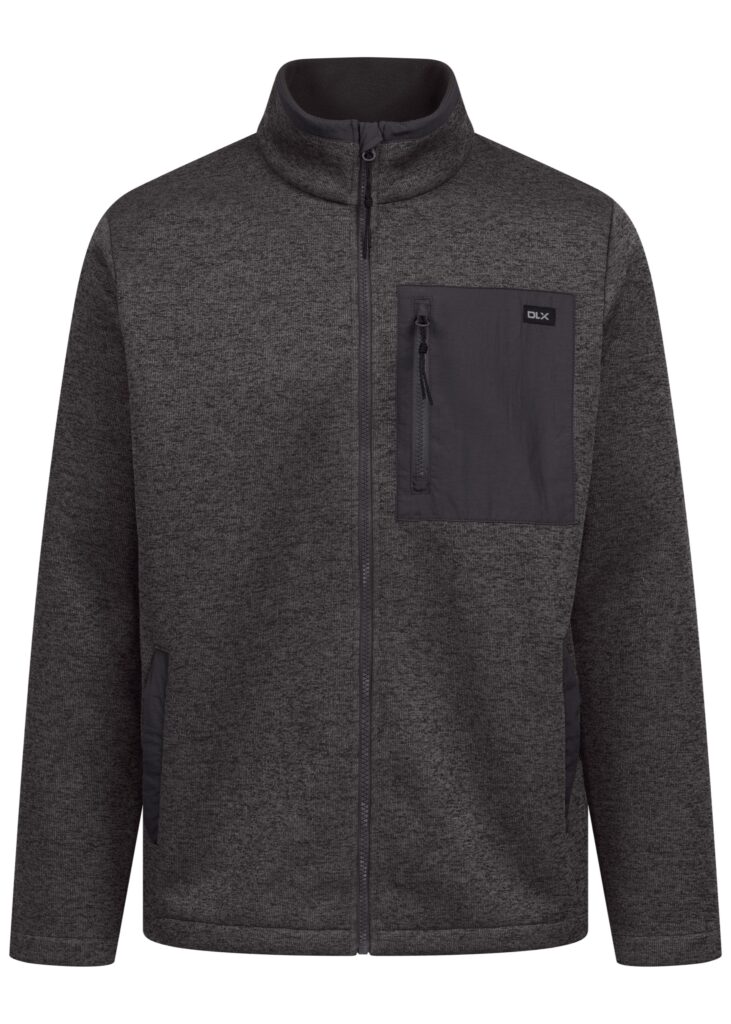 Fleecetrøje Boyle, herre, Charcoal Marl