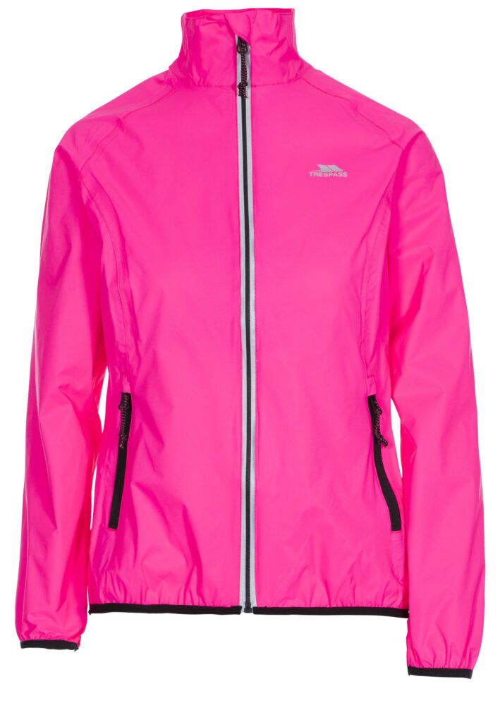 Regnjakke Beaming, dame, Hi Visibility Pink