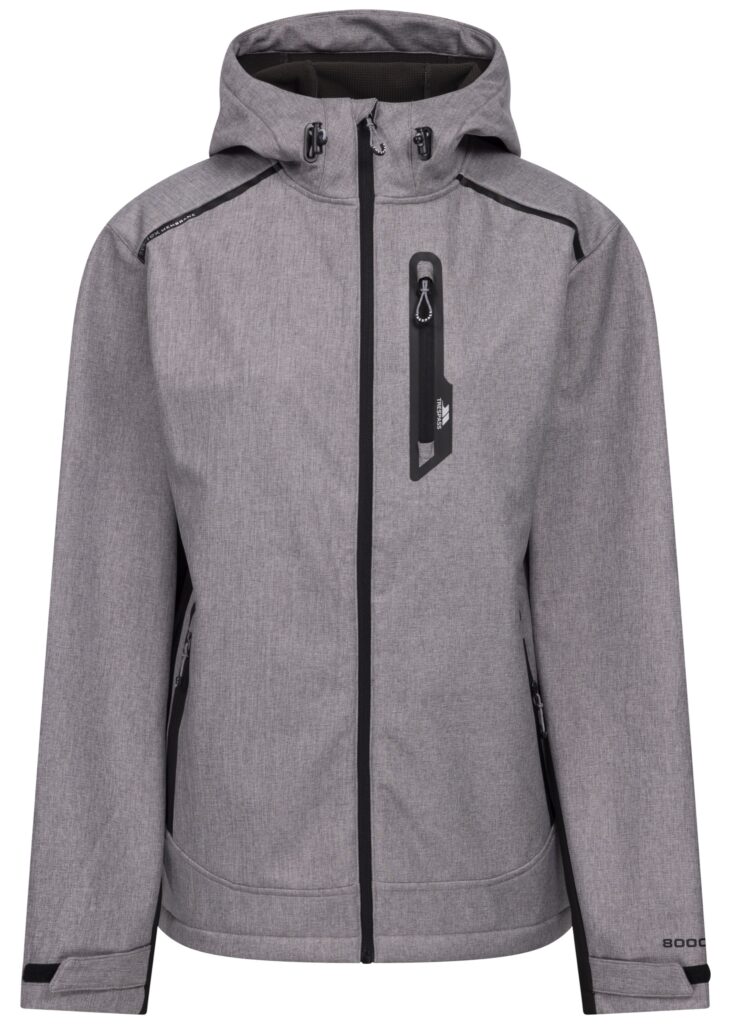 Softshelljakke Wallace, herre, Storm Grey Marl