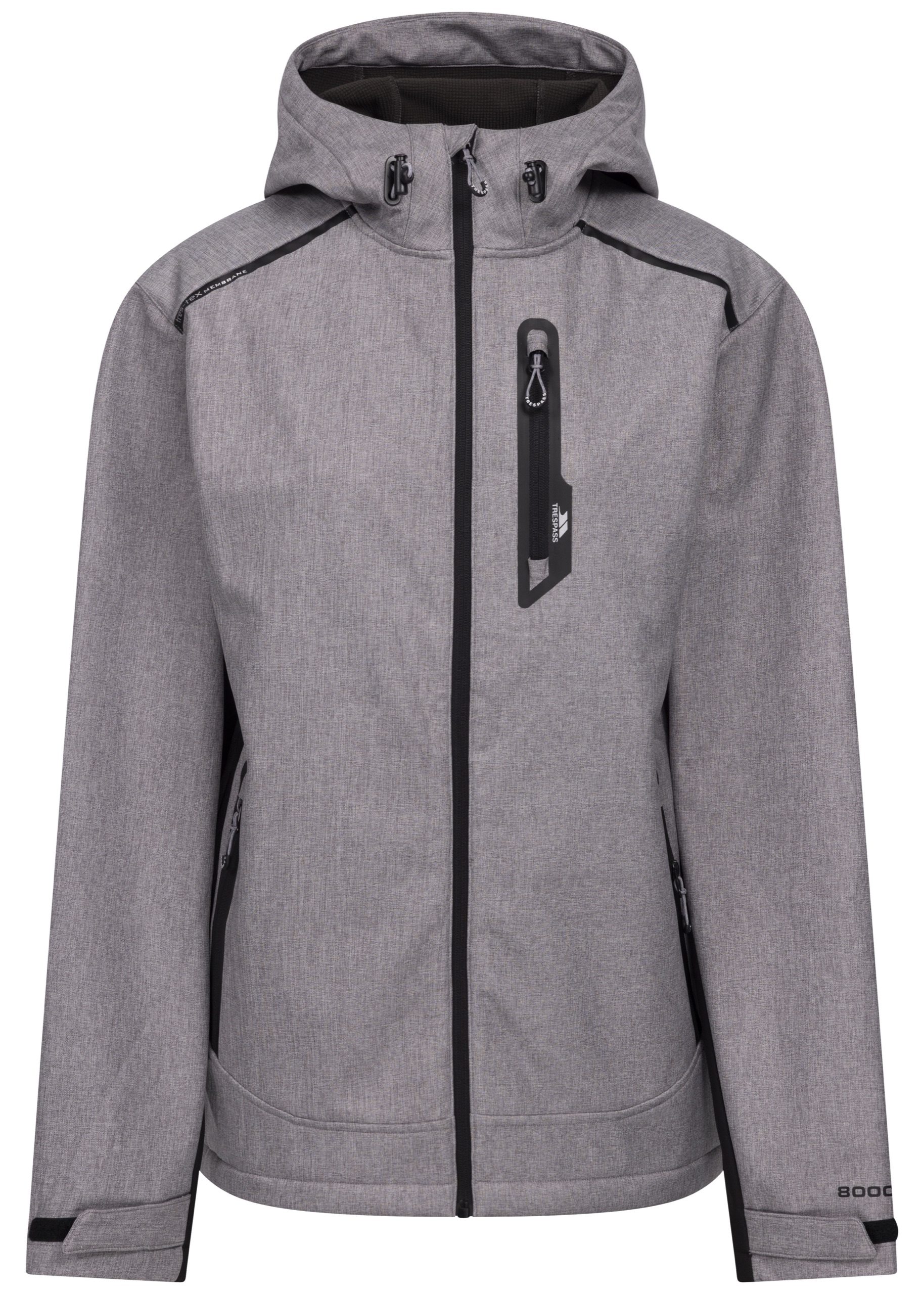 Softshelljakke Wallace, herre, Storm Grey Marl