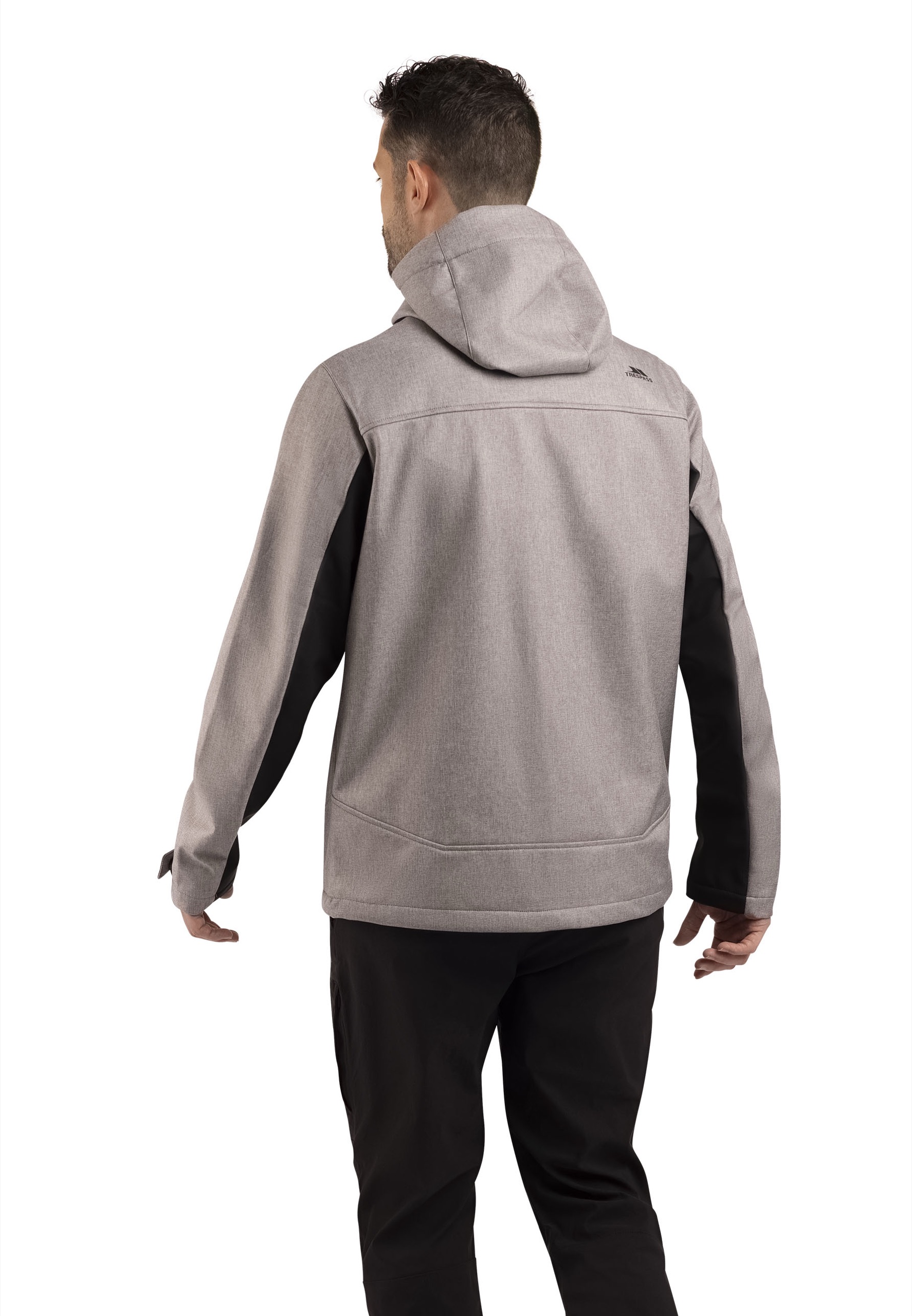 Softshelljakke Wallace, herre, Storm Grey Marl