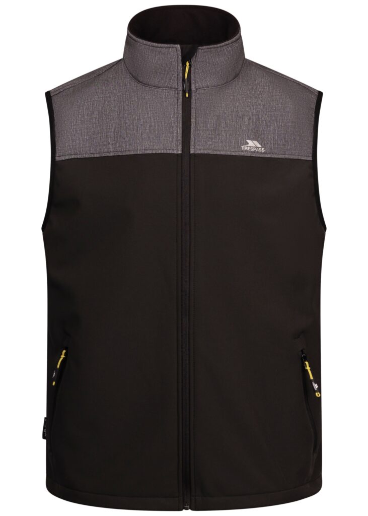 Vest Abbott Gilet, herre, Dark Grey Marl