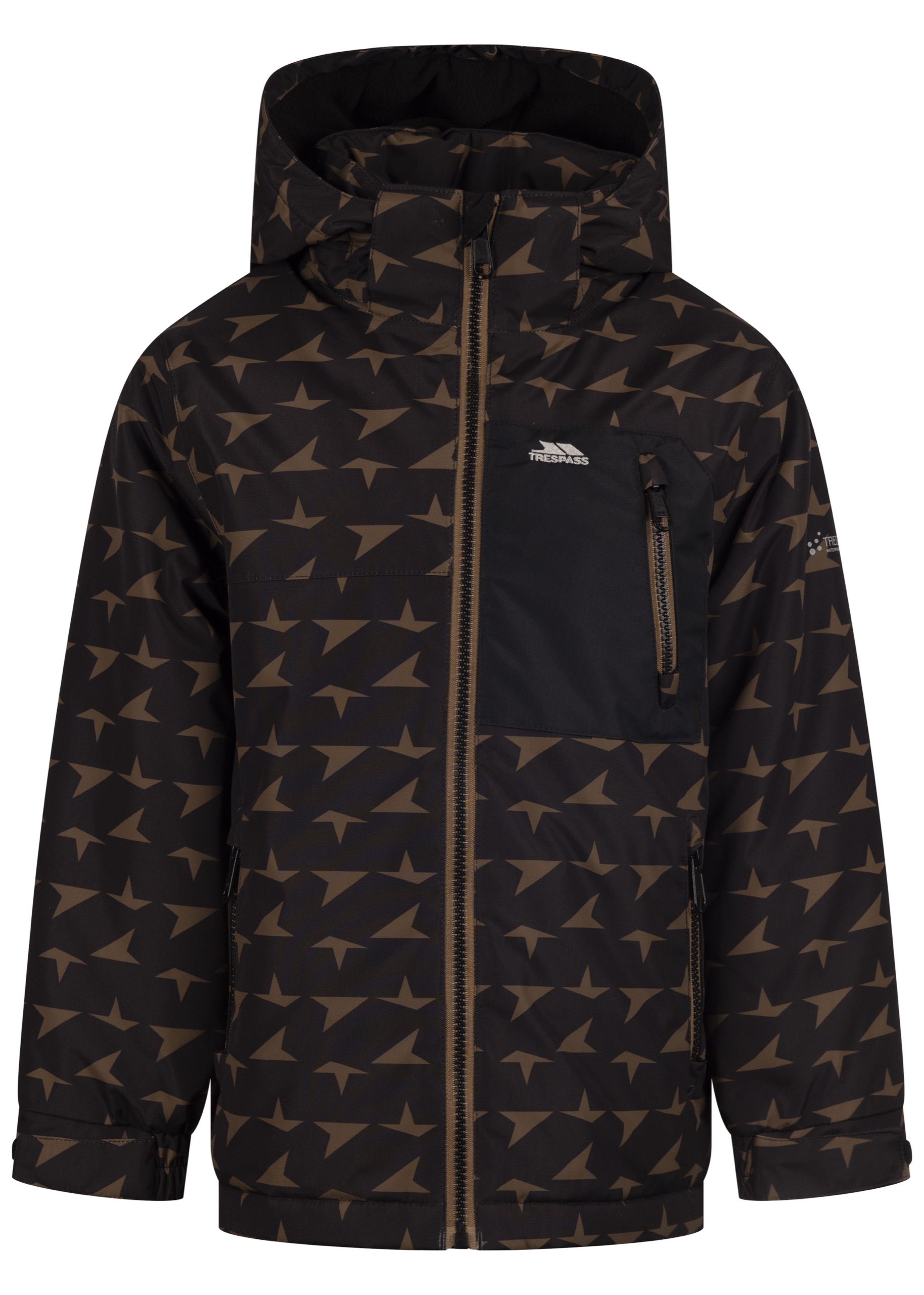 Regnjakke Belbay, dreng, Black