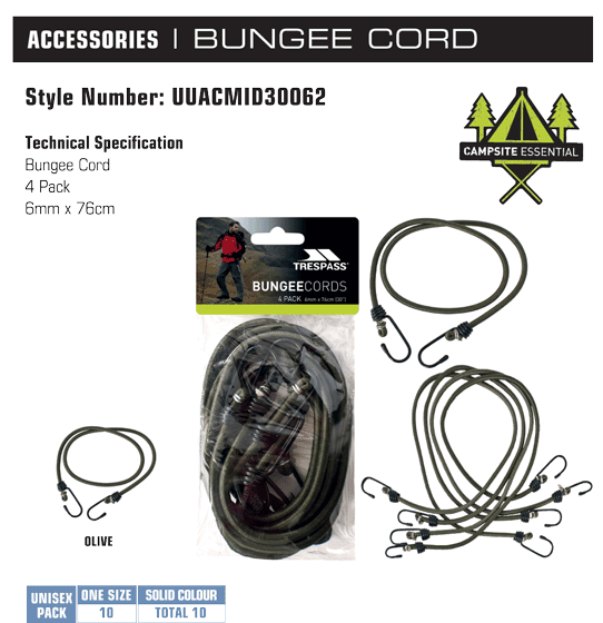 Telt stropper bungecord - Billede 2