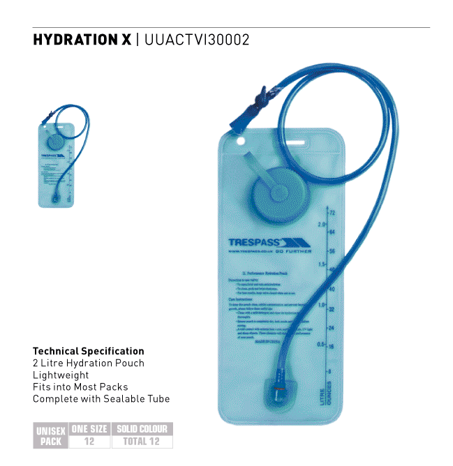 Væskeblære Hydration, 3 l - Billede 4