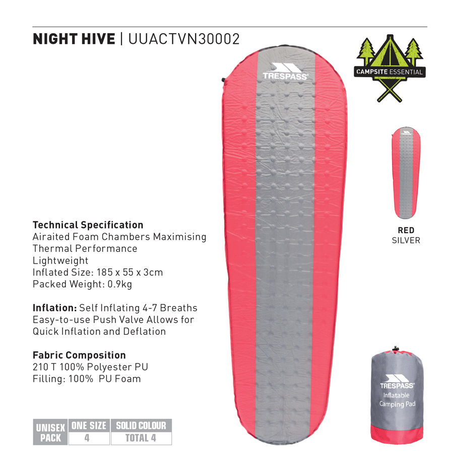 Liggeunderlag night hive